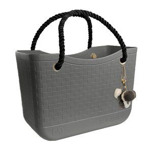 BocaBagg (Gray) Large EVA Tote Bag-Like Bogg Bag